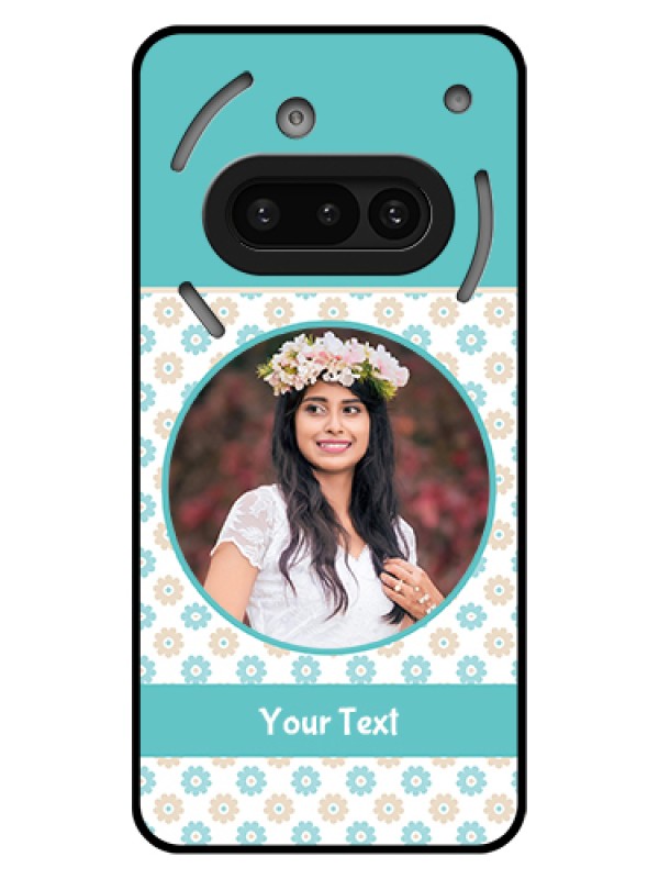 Custom Nothing Phone 3A 5G Custom Glass Phone Case - Beautiful Flowers Design