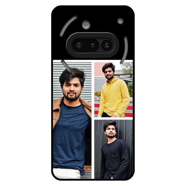 Nothing Phone 3A 5G Custom Glass Phone Case - Upload Multiple Picture Design