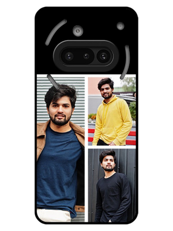 Custom Nothing Phone 3A 5G Custom Glass Phone Case - Upload Multiple Picture Design