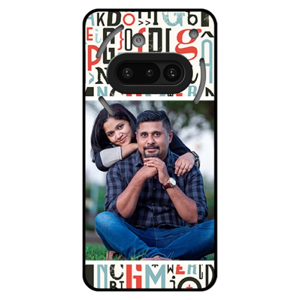 Nothing Phone 3A 5G Custom Glass Phone Case - Alphabet Design