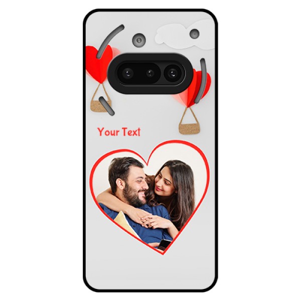 Nothing Phone 3A 5G Custom Glass Phone Case - Parachute Love Design Nothing Phone 3A 5G Custom Glass Phone Case - Parachute Love Design