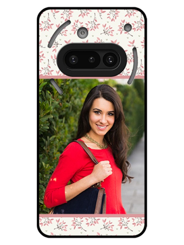 Custom Nothing Phone 3A 5G Custom Glass Phone Case - Stunning Floral Design