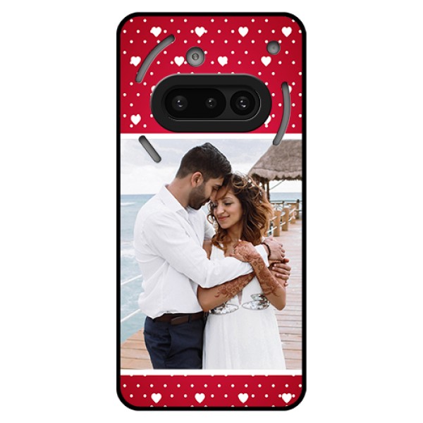 Nothing Phone 3A 5G Custom Glass Phone Case - Hearts Mobile Case Design Nothing Phone 3A 5G Custom Glass Phone Case - Hearts Mobile Case Design