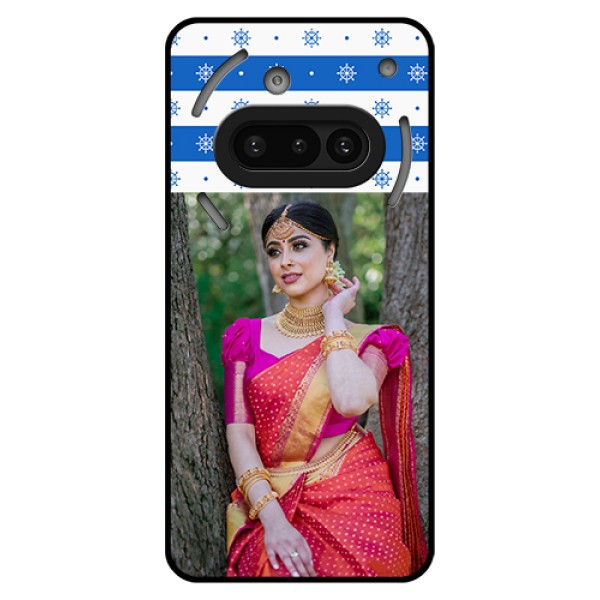 Nothing Phone 3A 5G Custom Glass Phone Case - Snow Pattern Design