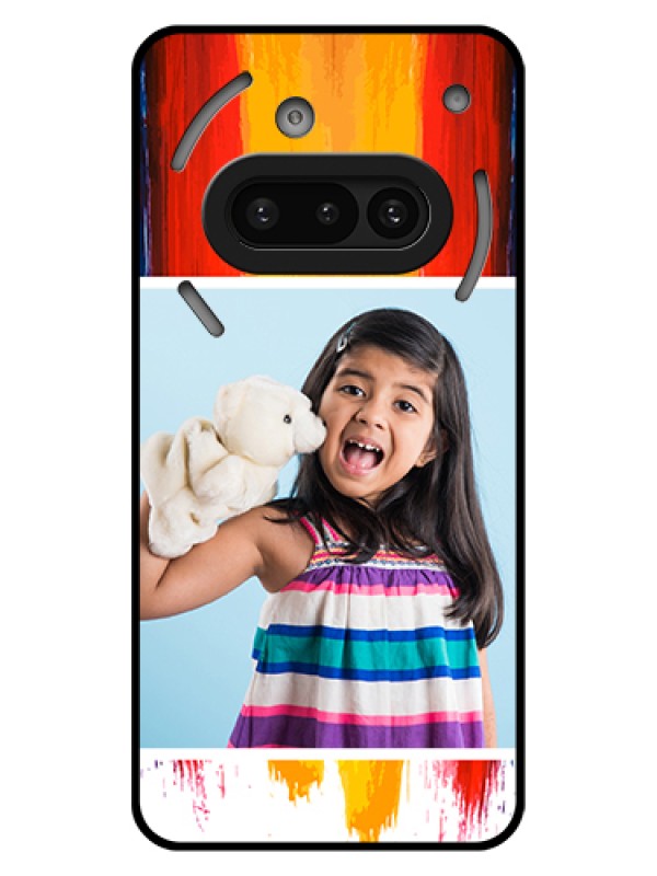 Custom Nothing Phone 3A 5G Custom Glass Phone Case - Multi Color Design