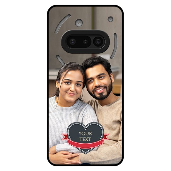 Nothing Phone 3A 5G Custom Glass Phone Case - Just Married Couple Design
