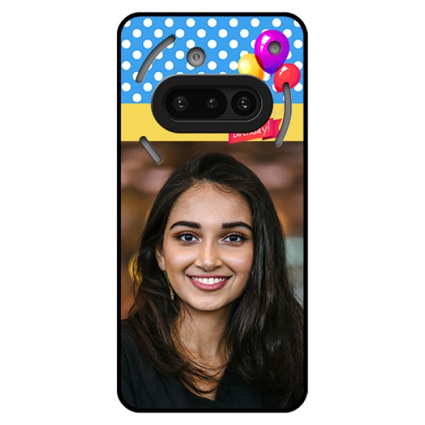 Nothing Phone 3A 5G Custom Glass Phone Case - Happy Birthday Design