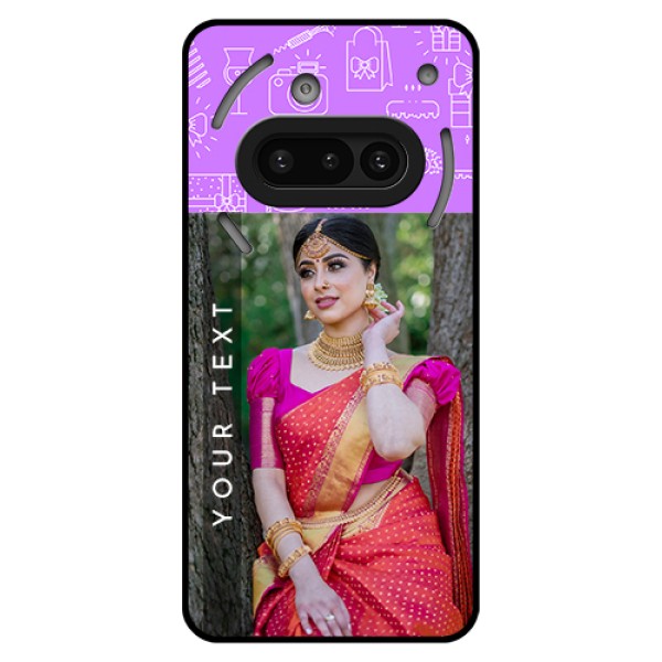 Nothing Phone 3A 5G Custom Glass Phone Case - Birthday Icons Design