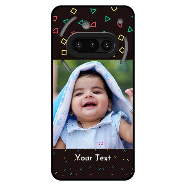 Nothing Phone 3A 5G Custom Glass Phone Case - With Confetti Birthday Design Nothing Phone 3A 5G Custom Glass Phone Case - With Confetti Birthday Design