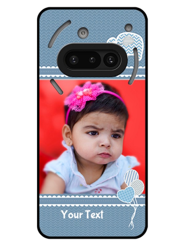 Custom Nothing Phone 3A 5G Custom Glass Phone Case - With Kids Pattern Design