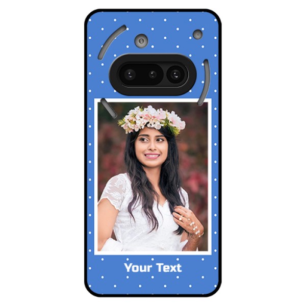 Nothing Phone 3A 5G Custom Glass Phone Case - Polka Dots Design