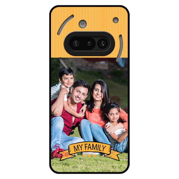 Nothing Phone 3A 5G Custom Glass Phone Case - My Family Design