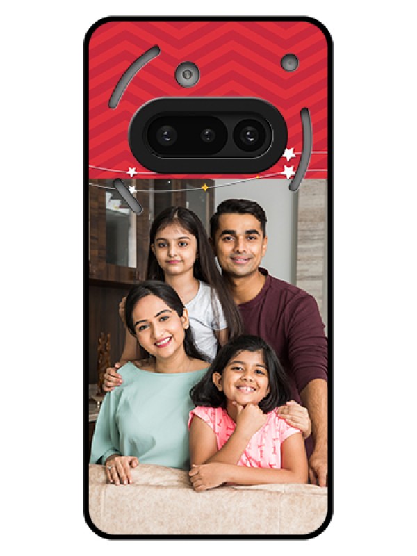 Custom Nothing Phone 3A 5G Custom Glass Phone Case - Happy Family Design