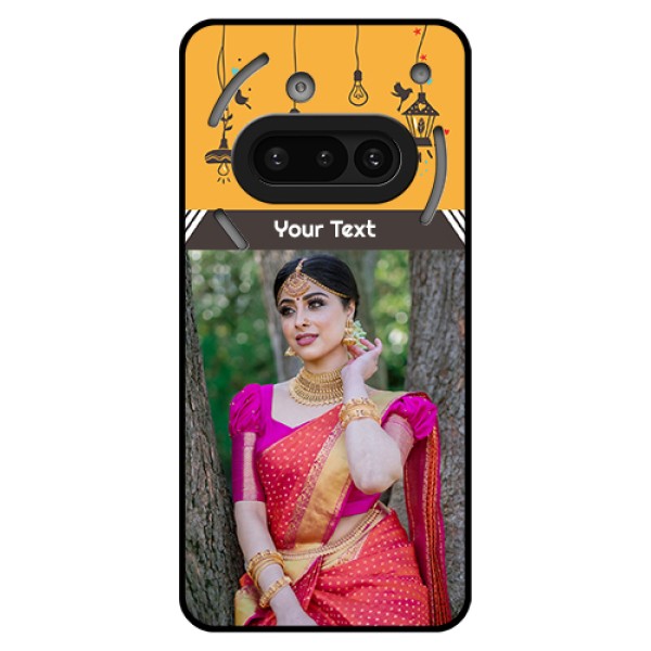 Nothing Phone 3A 5G Custom Glass Phone Case - With Family Picture And Icons Nothing Phone 3A 5G Custom Glass Phone Case - With Family Picture And Icons