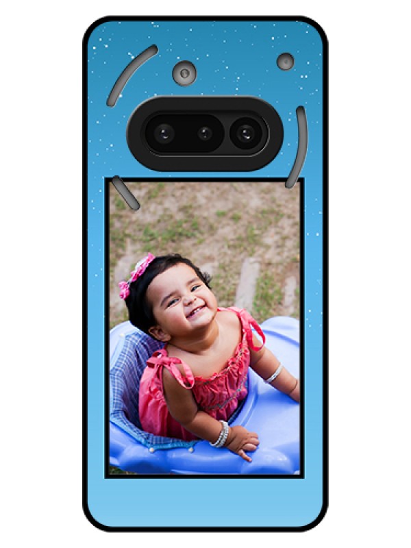 Custom Nothing Phone 3A 5G Custom Glass Phone Case - Wave Pattern Colorful Design