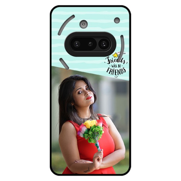 Nothing Phone 3A 5G Custom Glass Phone Case - Friends Picture Icon Design Nothing Phone 3A 5G Custom Glass Phone Case - Friends Picture Icon Design