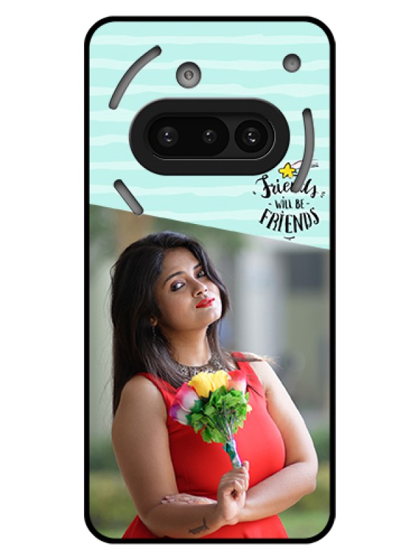 Custom Nothing Phone 3A 5G Custom Glass Phone Case - Friends Picture Icon Design