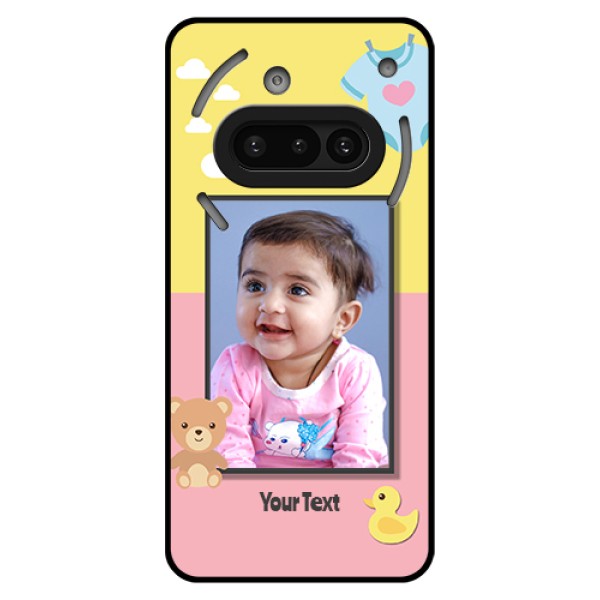 Nothing Phone 3A 5G Custom Glass Phone Case - Kids 2 Color Design