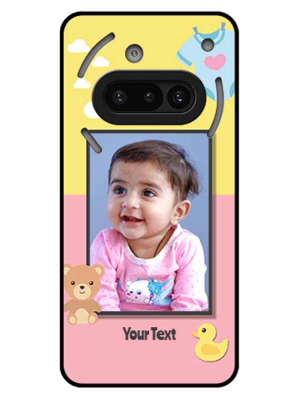 Custom Nothing Phone 3A 5G Custom Glass Phone Case - Kids 2 Color Design
