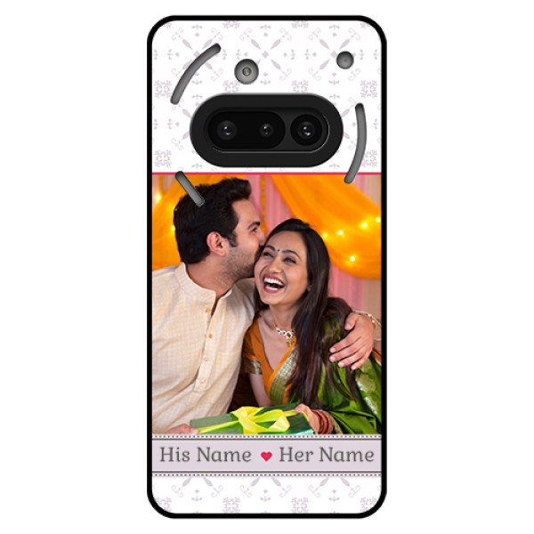 Nothing Phone 3A 5G Custom Glass Phone Case - With Photo And Ethnic Design