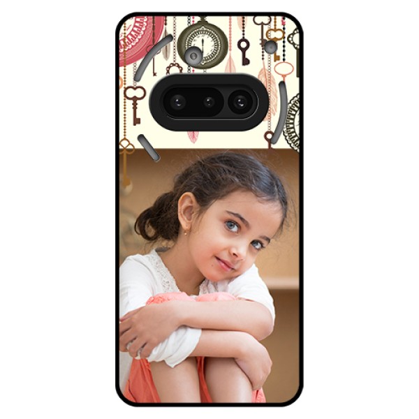Nothing Phone 3A 5G Custom Glass Phone Case - Boho Style Design