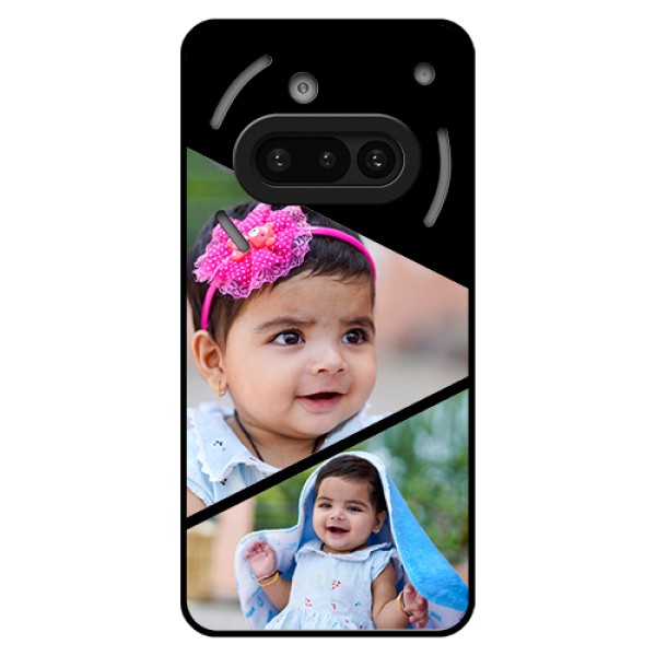 Nothing Phone 3A 5G Custom Glass Phone Case - Semi Cut Design