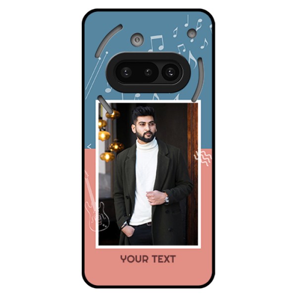 Nothing Phone 3A 5G Custom Glass Phone Case - With Color Musical Note Design Nothing Phone 3A 5G Custom Glass Phone Case - With Color Musical Note Design