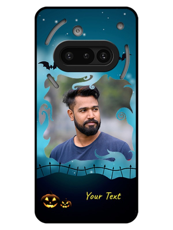 Custom Nothing Phone 3A 5G Custom Glass Phone Case - Halloween Frame Design