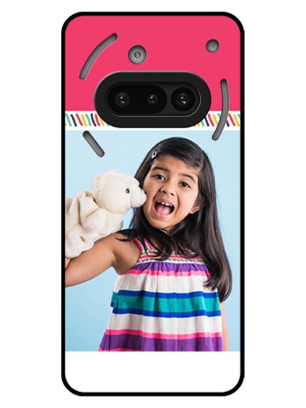 Custom Nothing Phone 3A 5G Custom Glass Phone Case - Line Art Design