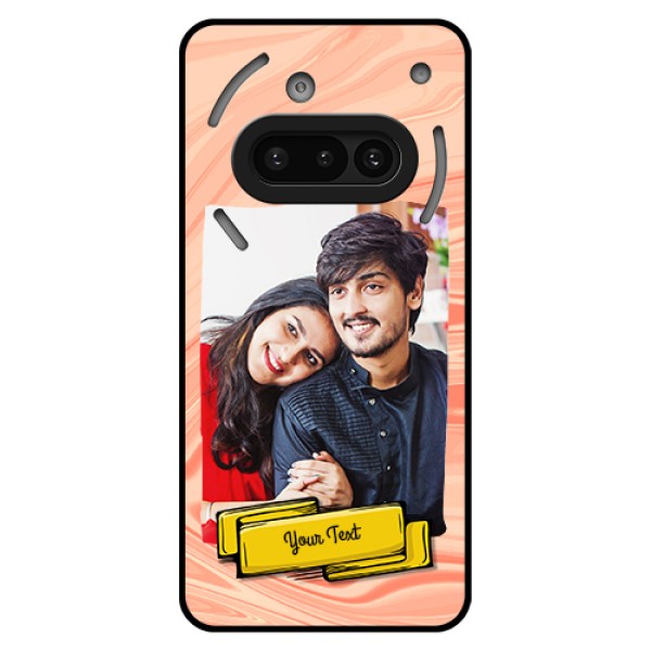 Nothing Phone 3A 5G Custom Glass Phone Case - Marble Texture Design Nothing Phone 3A 5G Custom Glass Phone Case - Marble Texture Design