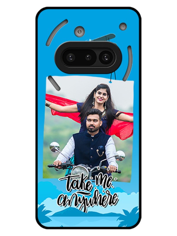 Custom Nothing Phone 3A 5G Custom Glass Phone Case - Traveller Design