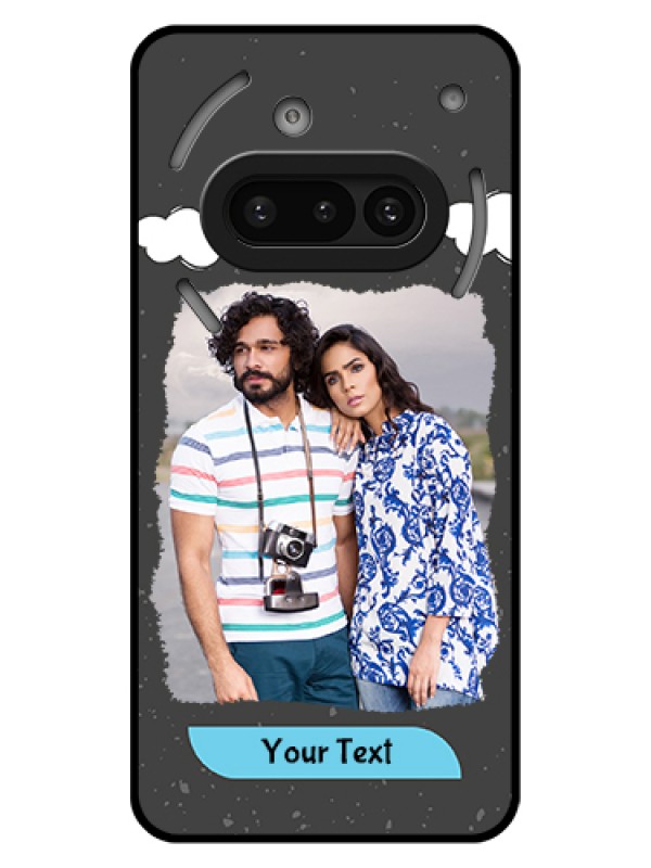 Custom Nothing Phone 3A 5G Custom Glass Phone Case - Splashes With Love Doodles Design