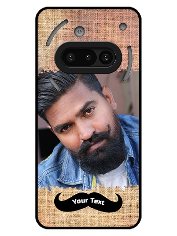 Custom Nothing Phone 3A 5G Custom Glass Phone Case - With Texture Design