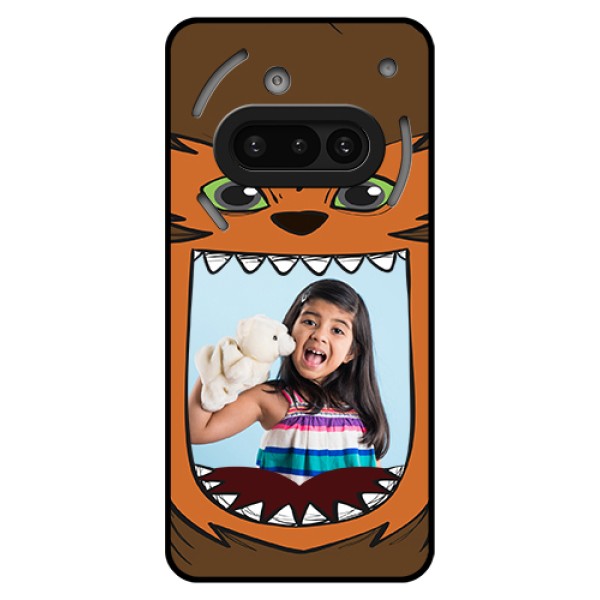 Nothing Phone 3A 5G Custom Glass Phone Case - Owl Monster Back Case Design Nothing Phone 3A 5G Custom Glass Phone Case - Owl Monster Back Case Design