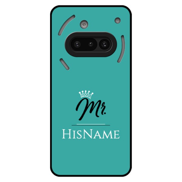 Nothing Phone 3A 5G Custom Glass Phone Case - Mr With Name Design