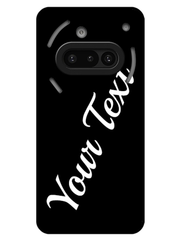 Custom Nothing Phone 3A 5G Custom Glass Phone Case - With Your Name Design