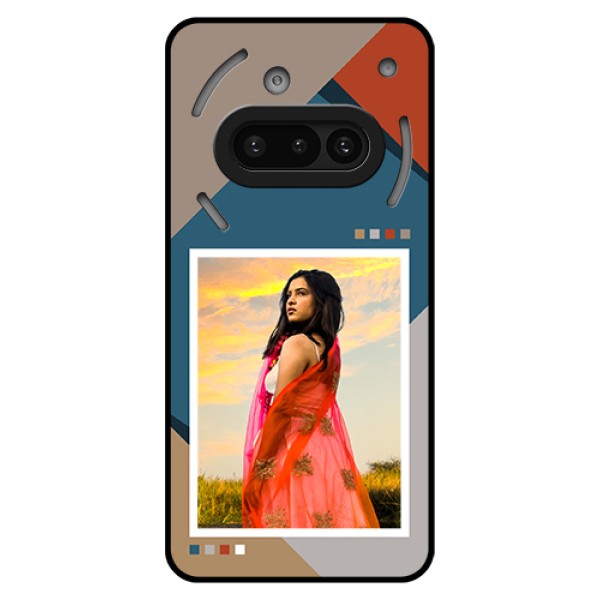 Nothing Phone 3A 5G Custom Glass Phone Case - Retro Color Pallet Design