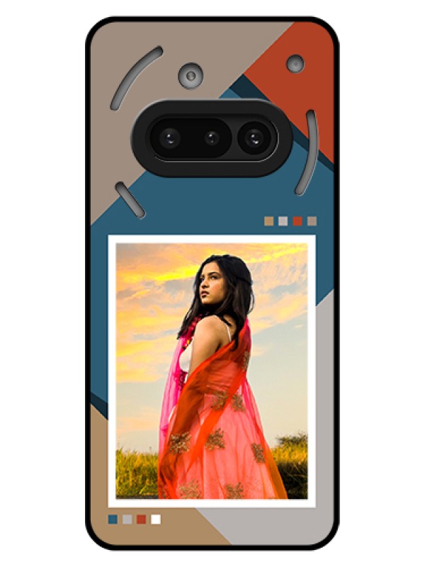 Custom Nothing Phone 3A 5G Custom Glass Phone Case - Retro Color Pallet Design