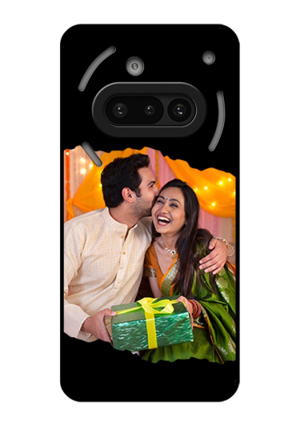 Nothing Phone 3A 5G Custom Glass Phone Case - Tear - Off Design