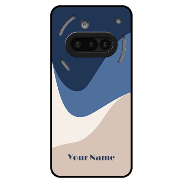 Nothing Phone 3A 5G Custom Glass Phone Case - Abstract Drip Art Design Nothing Phone 3A 5G Custom Glass Phone Case - Abstract Drip Art Design