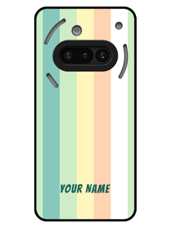 Custom Nothing Phone 3A 5G Custom Glass Phone Case - Multi - Colour Stripes Design