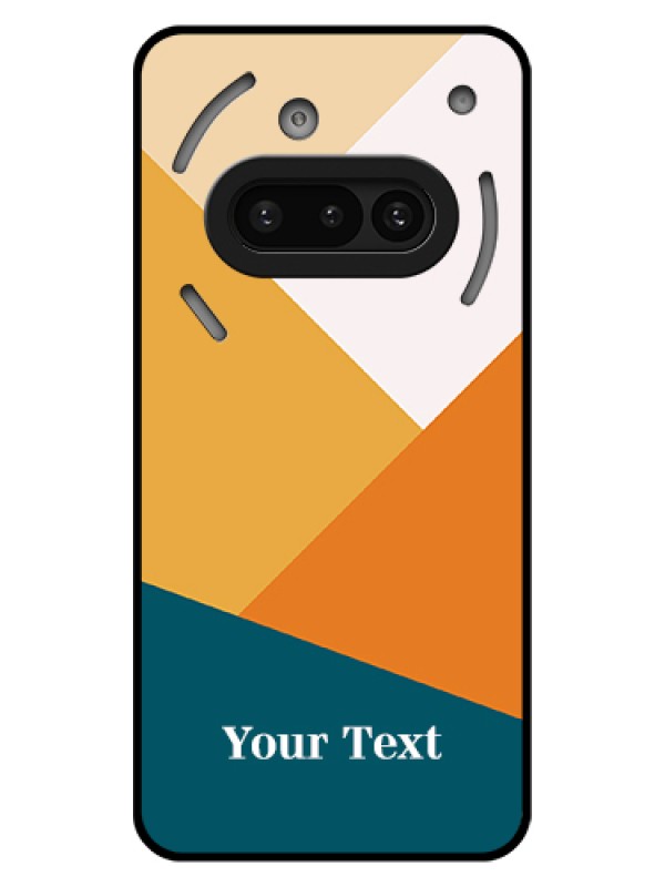 Custom Nothing Phone 3A 5G Custom Glass Phone Case - Stacked Multi - Colour Design