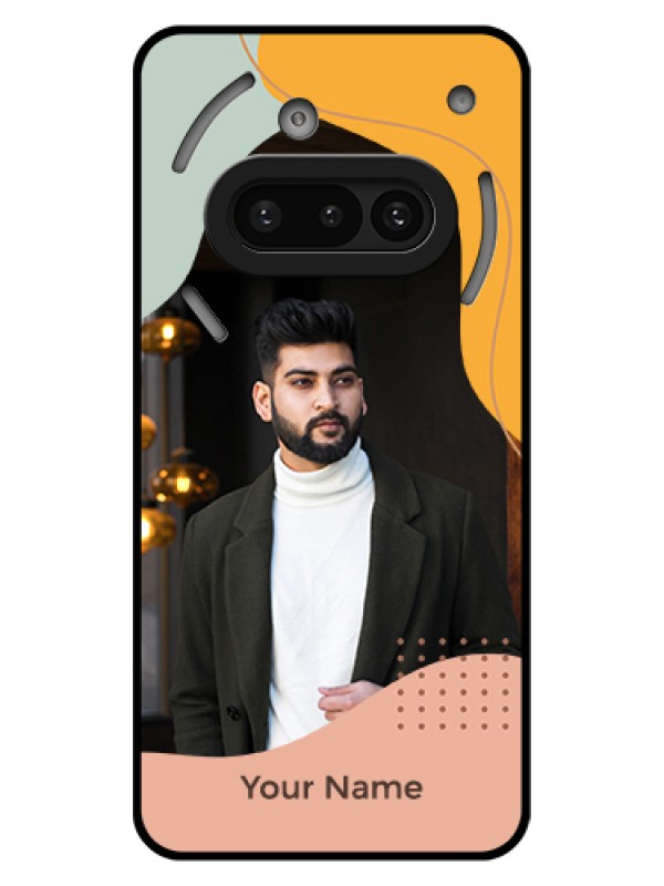 Custom Nothing Phone 3A 5G Custom Glass Phone Case - Tri - Coloured Overlay Design