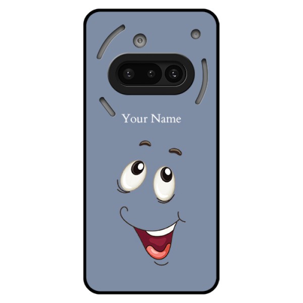 Nothing Phone 3A 5G Custom Glass Phone Case - Laughing Cartoon Face Design Nothing Phone 3A 5G Custom Glass Phone Case - Laughing Cartoon Face Design