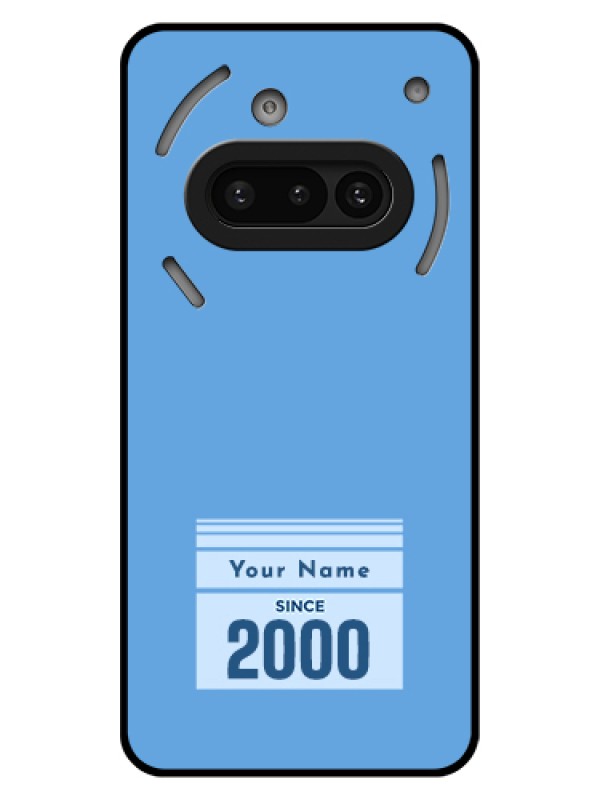 Custom Nothing Phone 3A 5G Custom Glass Phone Case - Custom Year Of Birth Design
