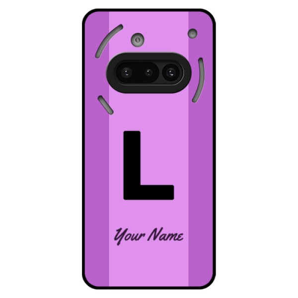 Nothing Phone 3A 5G Custom Glass Phone Case - Tricolor Custom Text Design Nothing Phone 3A 5G Custom Glass Phone Case - Tricolor Custom Text Design