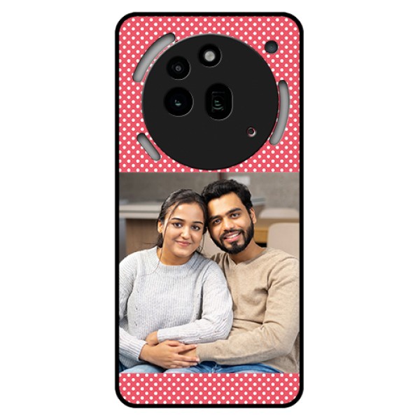 Nothing Phone 3A Pro 5G Custom Glass Phone Case - White Dotted Design
