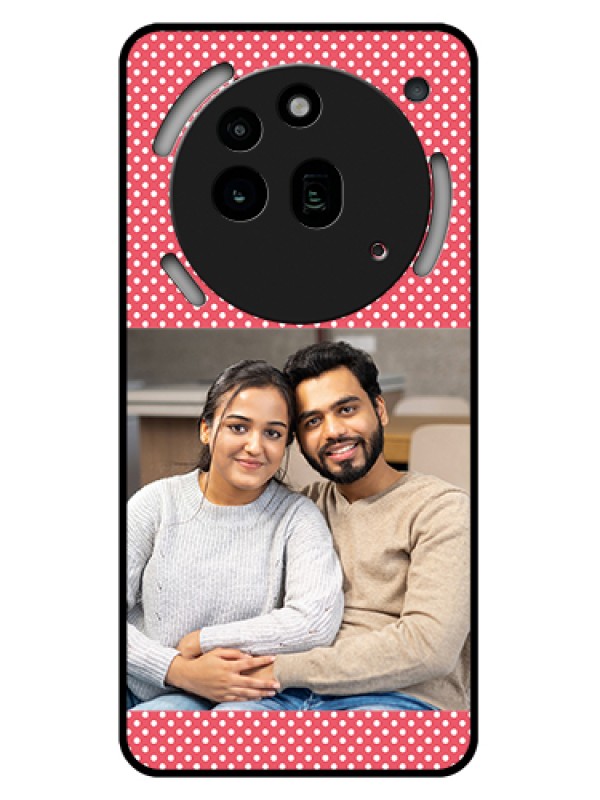 Custom Nothing Phone 3A Pro 5G Custom Glass Phone Case - White Dotted Design