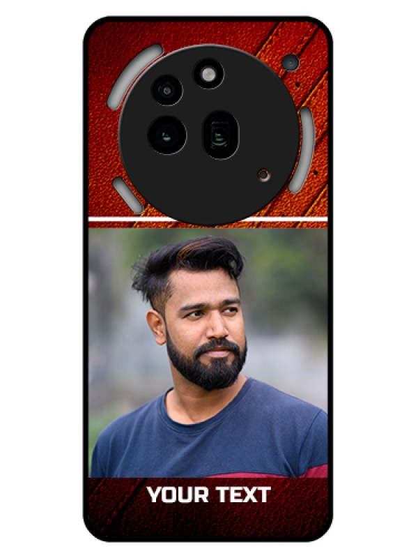 Custom Nothing Phone 3A Pro 5G Custom Glass Phone Case - Leather Phone Case Design