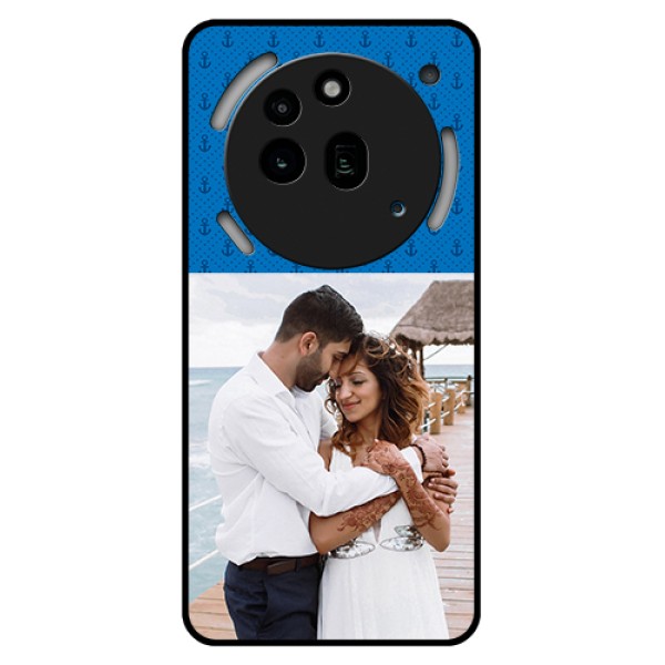 Nothing Phone 3A Pro 5G Custom Glass Phone Case - Blue Anchors Design